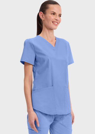 Cherokee Workwear Professionals Women's V-neck Solid Top