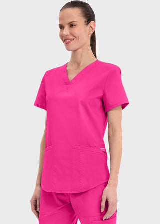 Cherokee Workwear Professionals Women's V-neck Solid Top