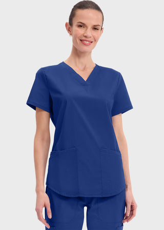 Cherokee Workwear Professionals Women's V-neck Solid Top