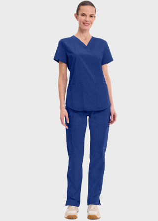 Cherokee Workwear Professionals Women's V-neck Solid Top