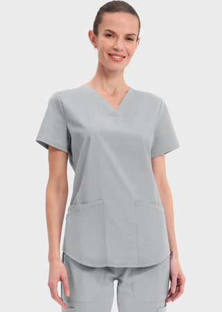 Cherokee Workwear Professionals Women's V-neck Solid Top