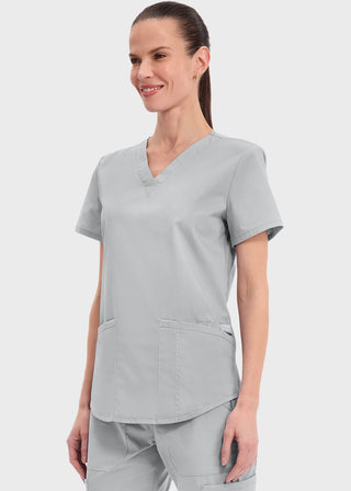 Cherokee Workwear Professionals Women's V-neck Solid Top