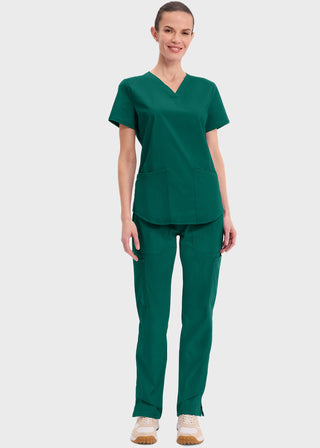 Cherokee Workwear Professionals Women's V-neck Solid Top