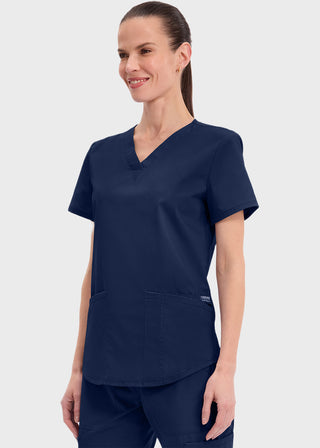 Cherokee Workwear Professionals Women's V-neck Solid Top