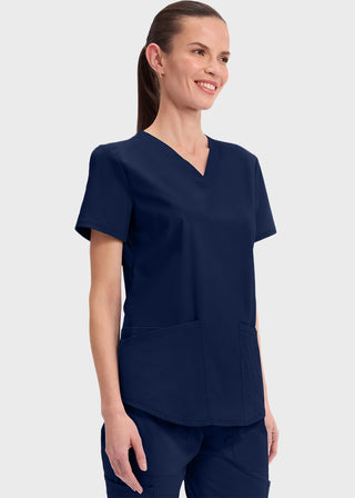 Cherokee Workwear Professionals Women's V-neck Solid Top