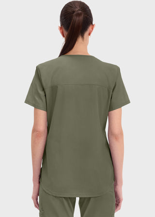 Cherokee Workwear Professionals Women's V-neck Solid Top