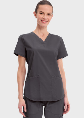 Cherokee Workwear Professionals Women's V-neck Solid Top