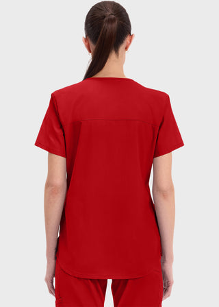 Cherokee Workwear Professionals Women's V-neck Solid Top