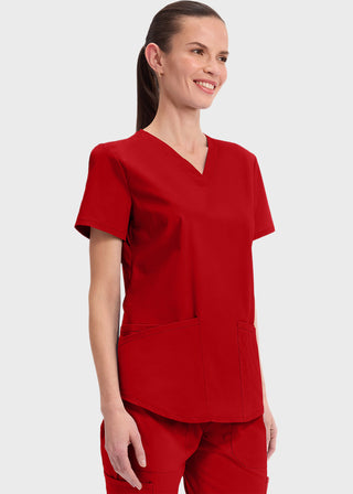 Cherokee Workwear Professionals Women's V-neck Solid Top