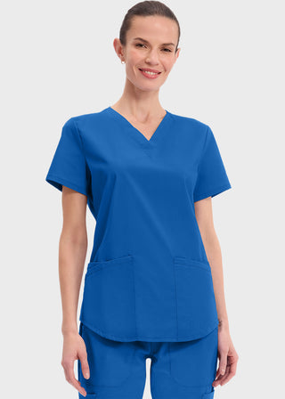 Cherokee Workwear Professionals Women's V-neck Solid Top