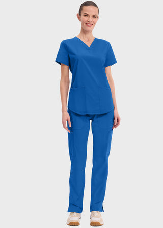 Cherokee Workwear Professionals Women's V-neck Solid Top