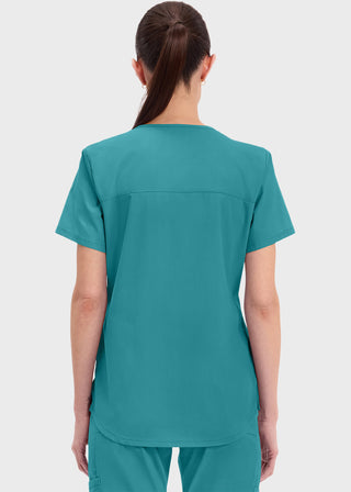 Cherokee Workwear Professionals Women's V-neck Solid Top