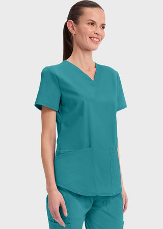 Cherokee Workwear Professionals Women's V-neck Solid Top