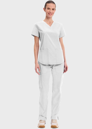 Cherokee Workwear Professionals Women's V-neck Solid Top