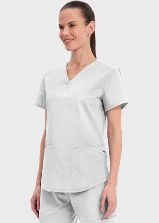 Cherokee Workwear Professionals Women's V-neck Solid Top