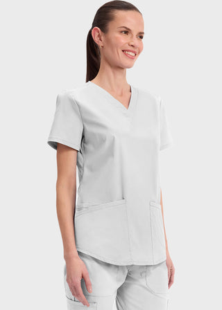 Cherokee Workwear Professionals Women's V-neck Solid Top