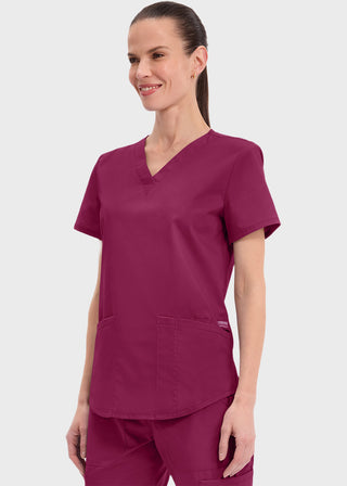 Cherokee Workwear Professionals Women's V-neck Solid Top