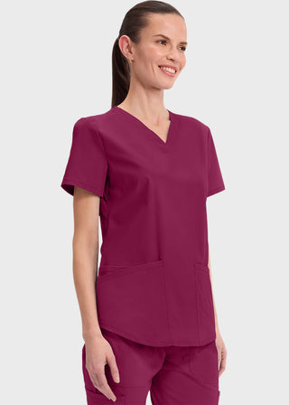 Cherokee Workwear Professionals Women's V-neck Solid Top