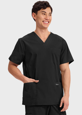 Cherokee Workwear Professionals Men's V-Neck Tall Basic Top