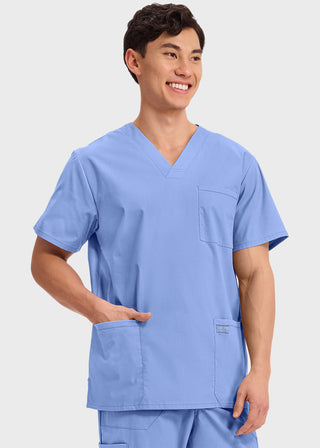 Cherokee Workwear Professionals Men's V-Neck Tall Basic Top