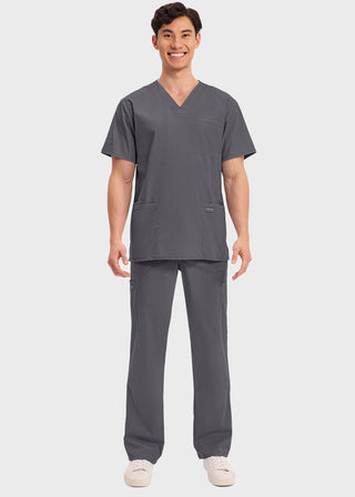 Cherokee Workwear Professionals Men's V-Neck Tall Basic Top