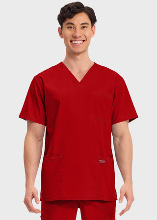 Cherokee Workwear Professionals Men's V-Neck Tall Basic Top