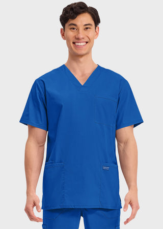 Cherokee Workwear Professionals Men's V-Neck Tall Basic Top