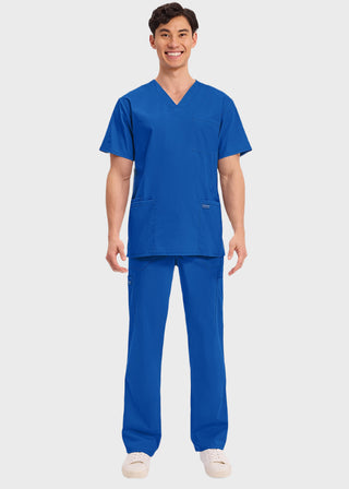 Cherokee Workwear Professionals Men's V-Neck Tall Basic Top