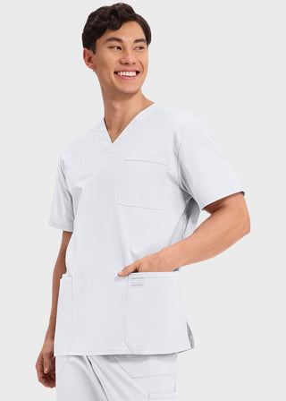 Cherokee Workwear Professionals Men's V-Neck Tall Basic Top