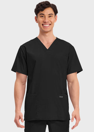 Cherokee Workwear Professionals Men's V-Neck Basic Top