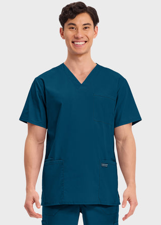 Cherokee Workwear Professionals Men's V-Neck Basic Top
