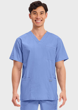 Cherokee Workwear Professionals Men's V-Neck Basic Top