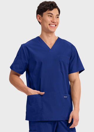 Cherokee Workwear Professionals Men's V-Neck Basic Top