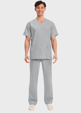 Cherokee Workwear Professionals Men's V-Neck Basic Top