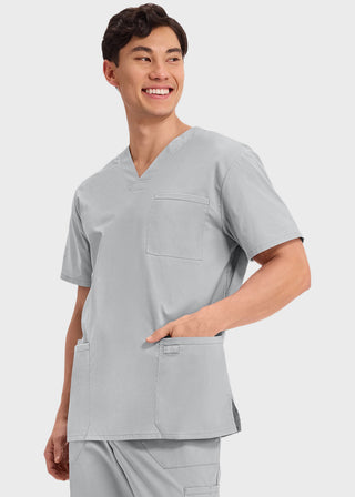 Cherokee Workwear Professionals Men's V-Neck Basic Top