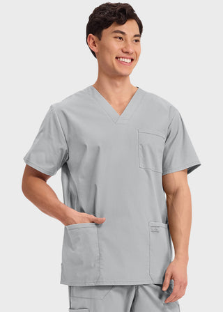 Cherokee Workwear Professionals Men's V-Neck Basic Top