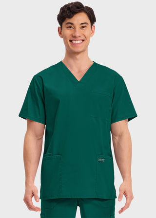 Cherokee Workwear Professionals Men's V-Neck Basic Top