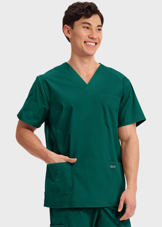 Cherokee Workwear Professionals Men's V-Neck Basic Top