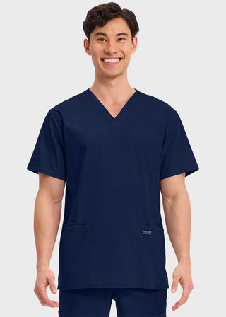 Cherokee Workwear Professionals Men's V-Neck Basic Top