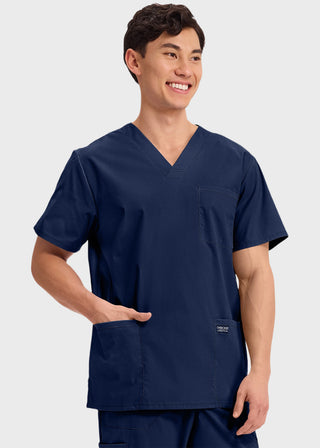 Cherokee Workwear Professionals Men's V-Neck Basic Top