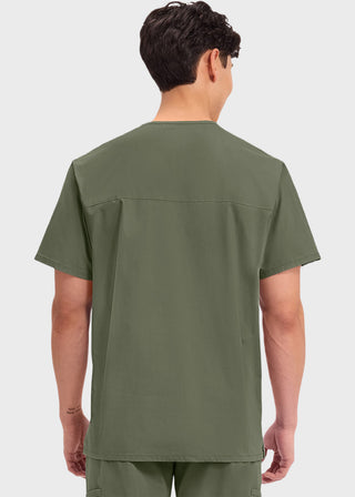 Cherokee Workwear Professionals Men's V-Neck Basic Top