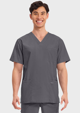 Cherokee Workwear Professionals Men's V-Neck Basic Top