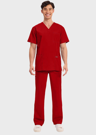 Cherokee Workwear Professionals Men's V-Neck Basic Top