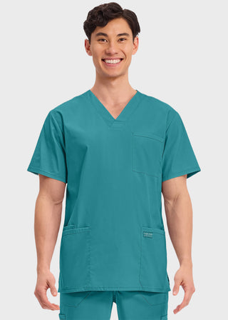 Cherokee Workwear Professionals Men's V-Neck Basic Top