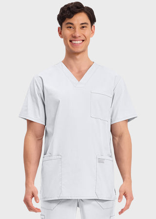 Cherokee Workwear Professionals Men's V-Neck Basic Top