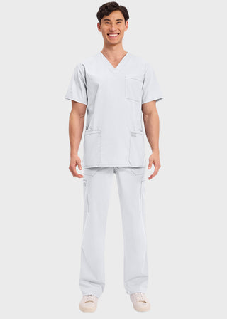 Cherokee Workwear Professionals Men's V-Neck Basic Top