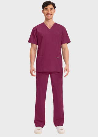 Cherokee Workwear Professionals Men's V-Neck Tall Basic Top