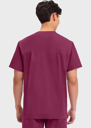 Cherokee Workwear Professionals Men's V-Neck Basic Top