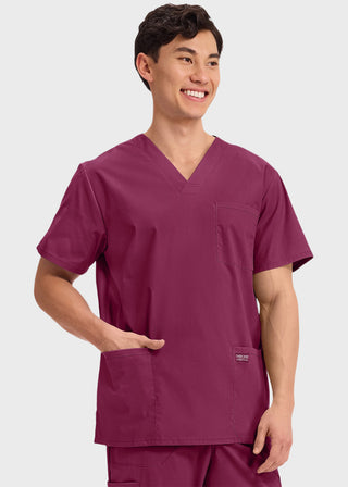 Cherokee Workwear Professionals Men's V-Neck Tall Basic Top