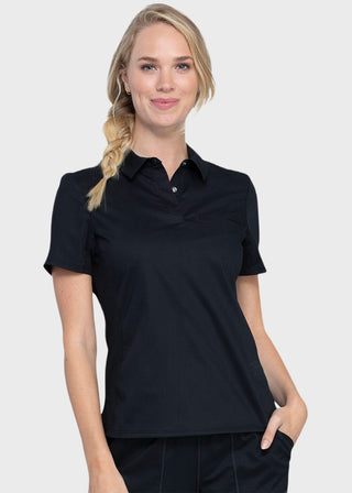 Cherokee Workwear Revolution Women's Snap Front Polo Shirt